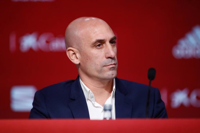 Archivo - Luis Rubiales, president de la Reial Federació Espanyola de Futbol