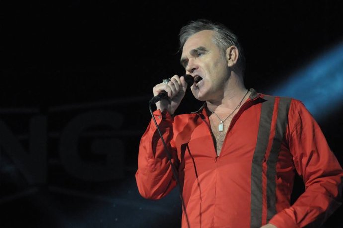 Archivo - Morrissey en un concierto.
