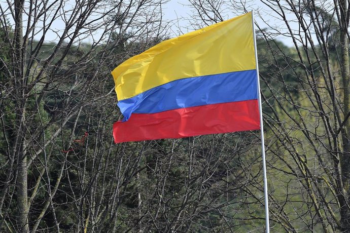 Archivo - Una bandera de Colombia (Archivo)