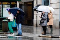 Cinco localidades cántabras entre las 10 donde más ha llovido de España este lunes, con Villacarriedo a la cabeza
