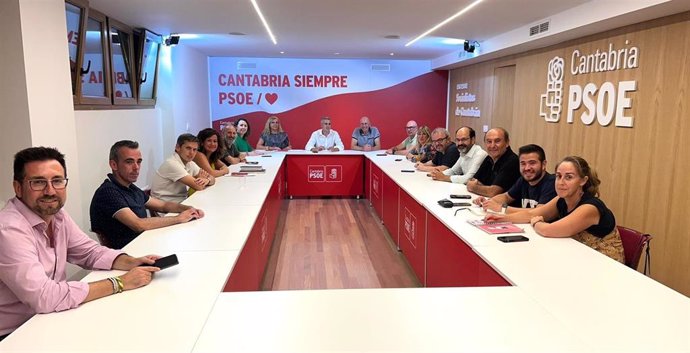 Comisión Ejecutiva Regional del PSOE de Cantabria con motivo del inicio del nuevo curso político