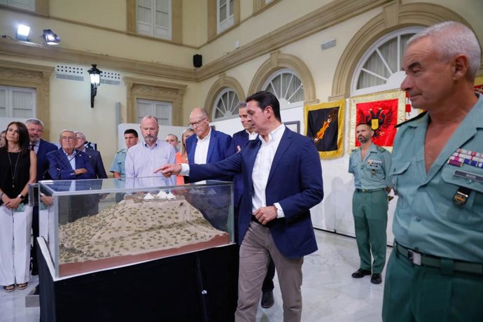 Muestra sobre la Legión en el Patio de Luces de la Diputación