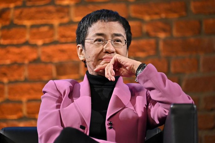 Archivo - Imagen de archivo de la periodista filipina y premio Nobel de la Paz, Maria Ressa