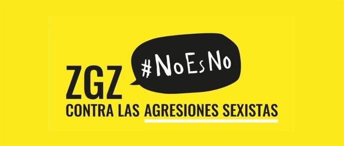 Campaña #NoesNo contra las agresiones sexistas.