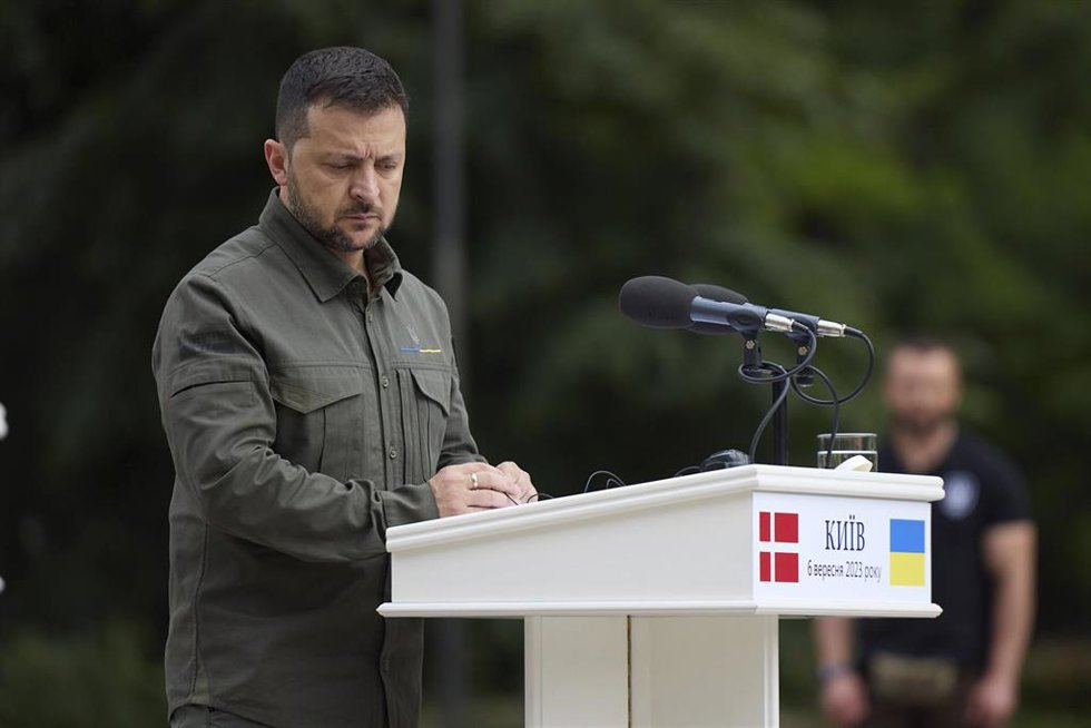 Volodimir Zelenski, presidente de Ucrania