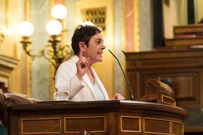 Archivo - La portavoz de EH Bildu en el Congreso de los Diputados, Mertxe Aizpurua