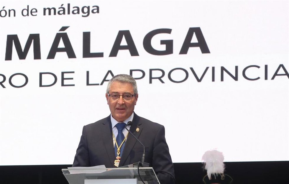 Archivo - Francisco Salado, presidente de la Diputación de Málaga.
