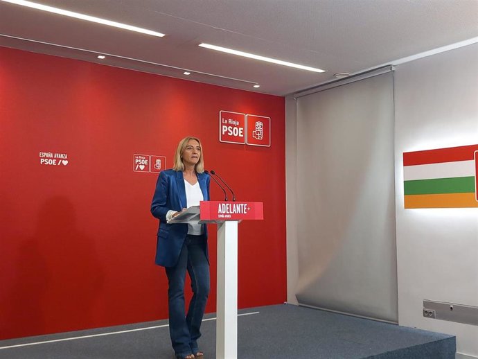 La secretaria de Políticas Sociales e Inclusión de la Ejecutiva del PSOE de La Rioja, María Somalo