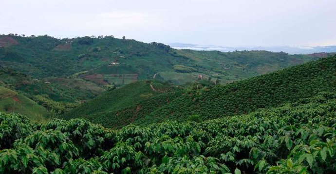 Paisaje natural en Colombia