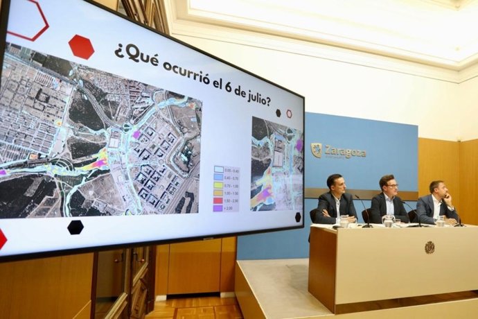 El Ayuntamiento de Zaragoza construirá un canal perimetral en el barranco de la Muerte que salvaguardará el CEIP Maria Zambrano y la Policía Local