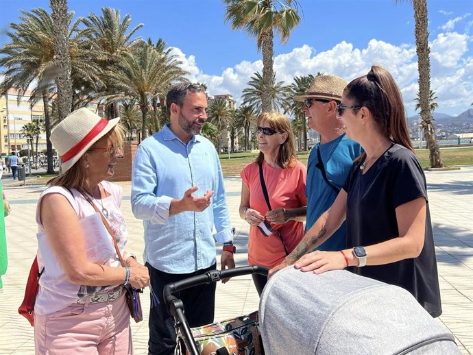 El portavoz del grupo municipal del PSOE en el Ayuntamiento de Málaga, Daniel Pérez.