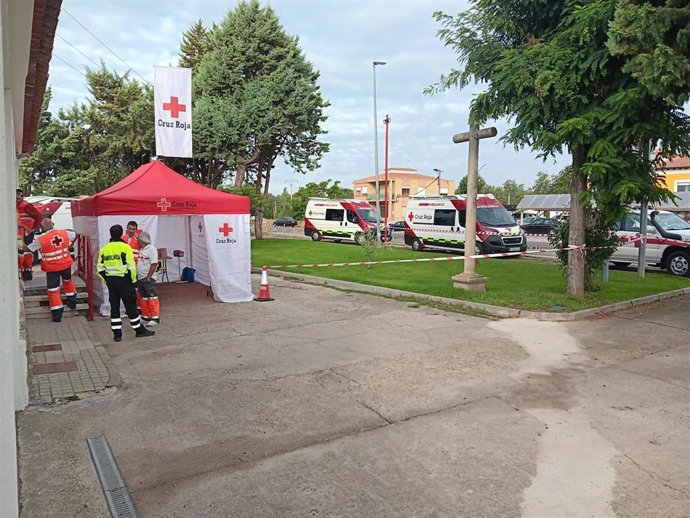 Cruz Roja realiza diez asistencias sanitarias durante el encierro del Toro de la Vega 2023 en Tordesillas (Valladolid)