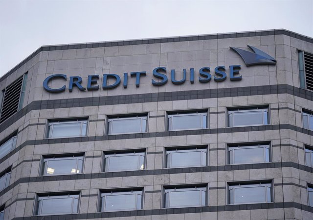 Archivo - Oficinas de Credit Suisse en Londres.