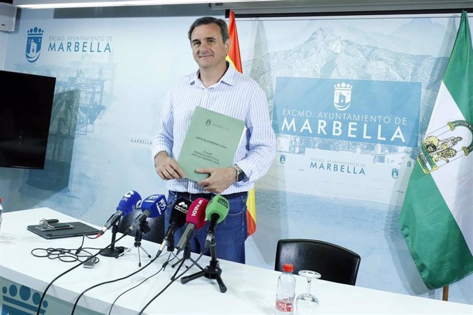 El portavoz del ejecutivo local de Marbella, Félix Romero.