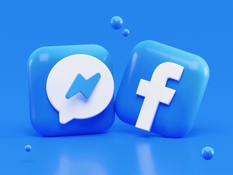 Icono de Messenger y Facebook