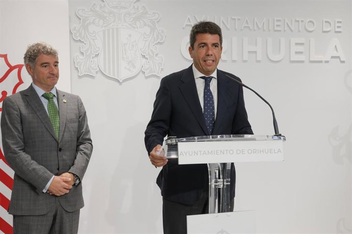 Imagen del presidente de la Generalitat, Carlos Mazón.