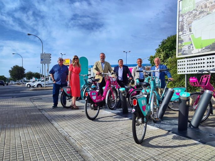 Bicipalma estrena una nueva estación en la rotonda de Son Pacs y suma 76 estaciones.