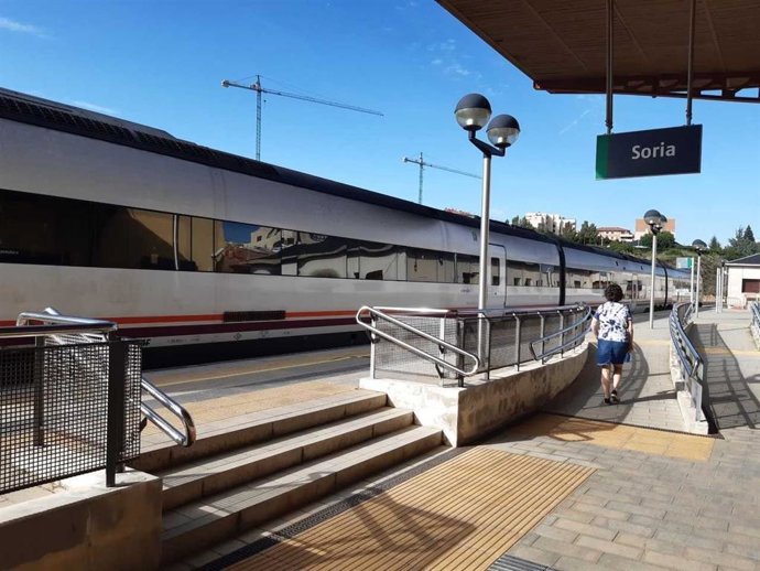 Estación de tren de 'El Cañuelo', en Soria.