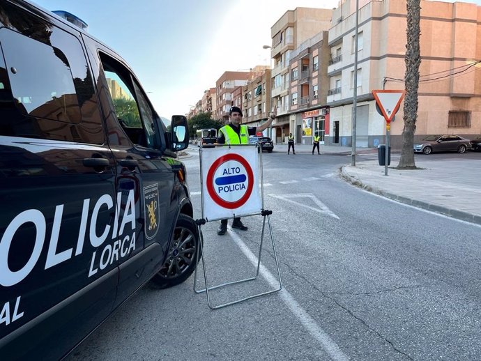 Control de la Policía Local de Lorca