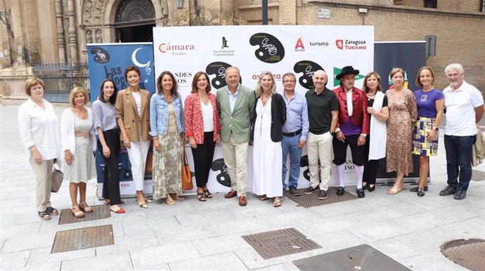 La presentación de la Semana de Goya ha tenido lugar en la plaza de Santa Engracia, en Zaragoza