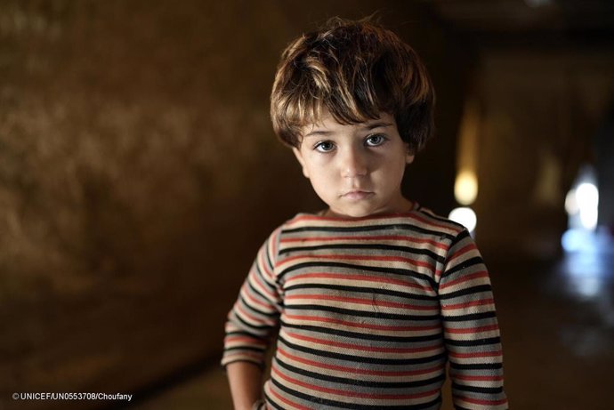 Un niño en Líbano.