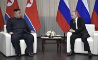 Putin y Kim mantienen una breve conversación en la región de Amur como previa a las negociaciones