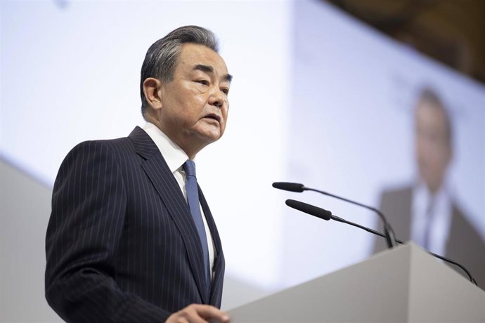 Archivo - El ministro de Exteriores de China, Wang Yi