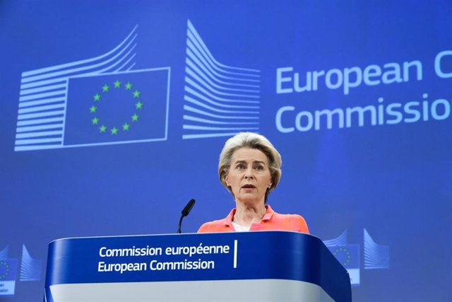 Archivo - La presidenta de la Comisión Europa, Ursula von der Leyen.