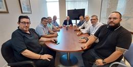 Reunión mantenida entre UGT Andalucía y el delegado de Movilidad del Ayuntamiento de Sevilla, José Lugo.
