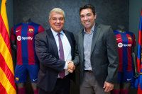 Joan Laporta: "Deco reúne todo para ser director deportivo del Barça y no es fácil"