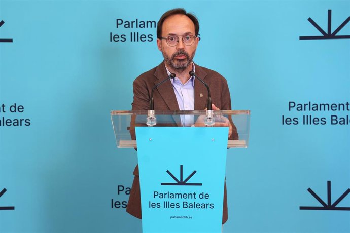 Archivo - El portavoz de Més per Menorca, Josep Castells.