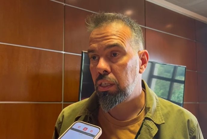 El secretario general de CCOO de Asturias, José Manuel Zapico