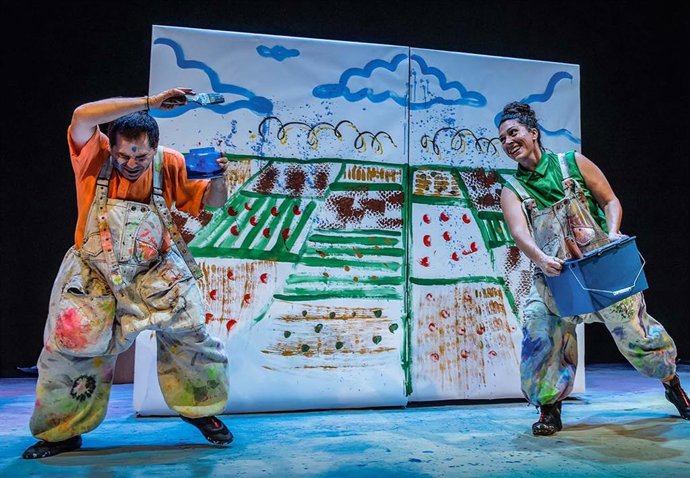 El espectácilo " Croma. Una histrica dibuixada", de L'Horta Teatre