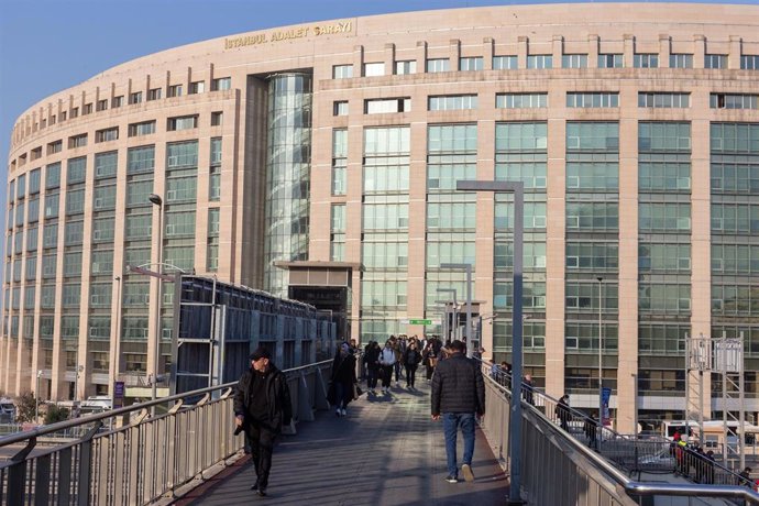 Archivo - Imagen de archivo de los juzgados de Estambul. 