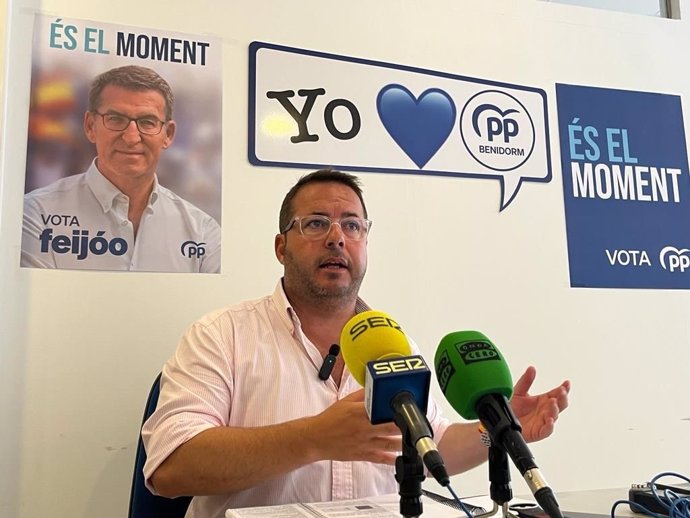 El senador del Grupo Parlamentario Popular por Alicante, Agustín Almodóbar.