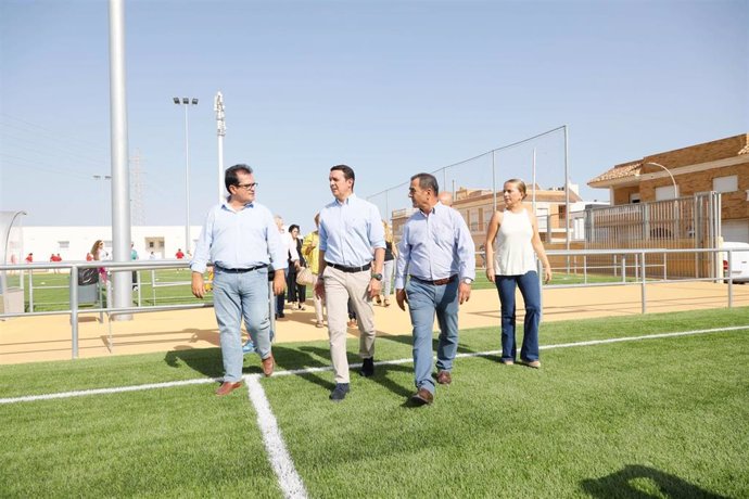 Visita a las nuevas instalaciones deportivas en La Mojonera (Almería)