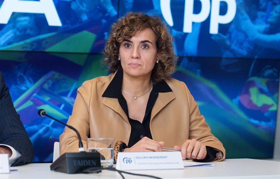 Archivo - La portavoz del PP en el Parlamento Europeo, Dolors Montserrat