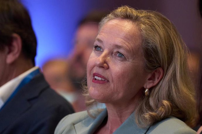 La vicepresidenta primera del Gobierno y ministra de Asuntos Económicos y para la Transformación Digital en funciones, Nadia Calviño
