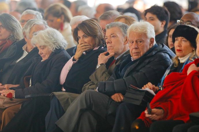 Asistentes a los actos de conmemoración por el golpe de Estado en Chile