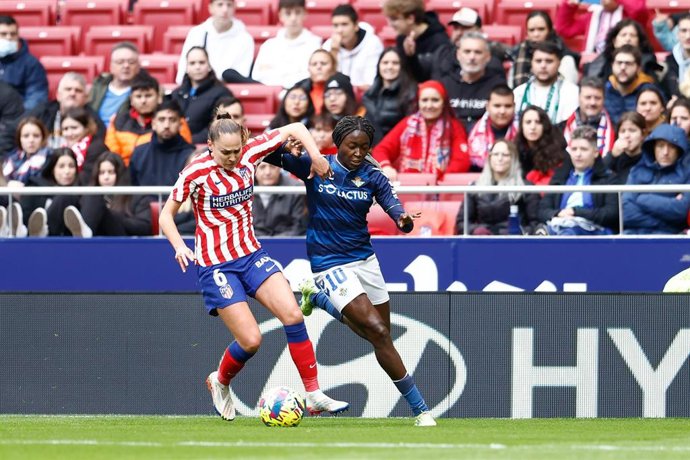 Archivo - La centrocampista española Irene Guerrero durante un partido del Atlético de Madrid 
