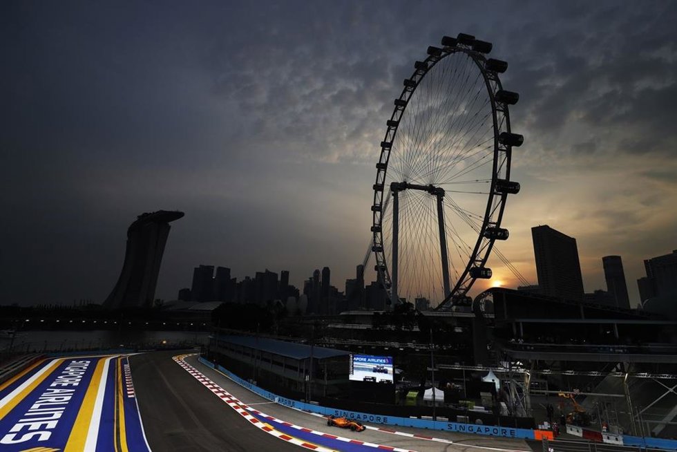 Archivo - Circuito de Marina Bay, Singapur.