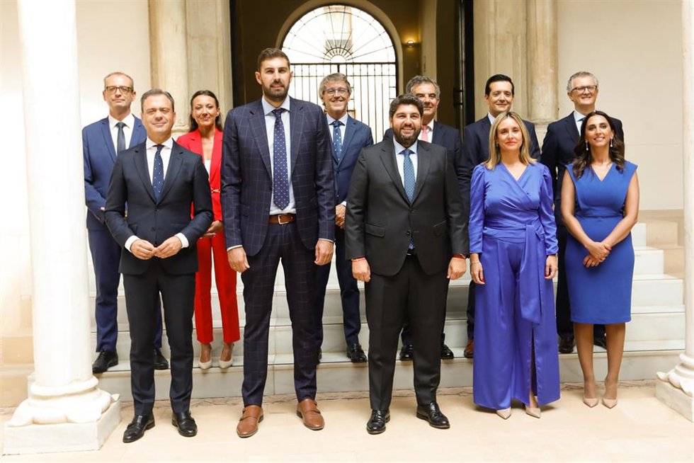 14-09-23 El Jefe Del Ejecutivo Regional, Fernando López Miras, Preside El Acto De Toma De Posesión De Los Miembros Del Consejo De Gobierno De La Región De Murcia.
