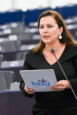 Archivo - Ana Miranda, en el pleno del Europarlamento