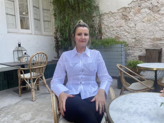 La escritora Silvia Hidalgo, ganadora del Premio Tusquets 2023