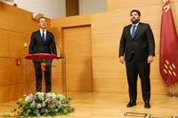 Ortuño asegura que el Gobierno regional "no va a dar ni un paso atrás en la defensa del Mar Menor"