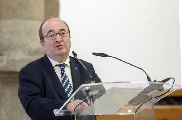 El ministro de Cultura y Deporte, Miquel Iceta