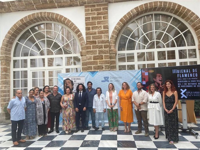 Presentación de la III Bienal de Flamenco de Cádiz, Jerez y Los Puertos.