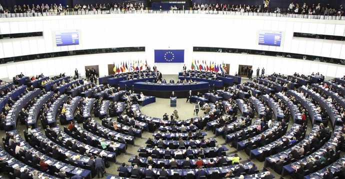 Archivo - Vista del pleno del Parlamento Europeo.