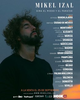 Cartell de la gira en solitari de Mikel Izal