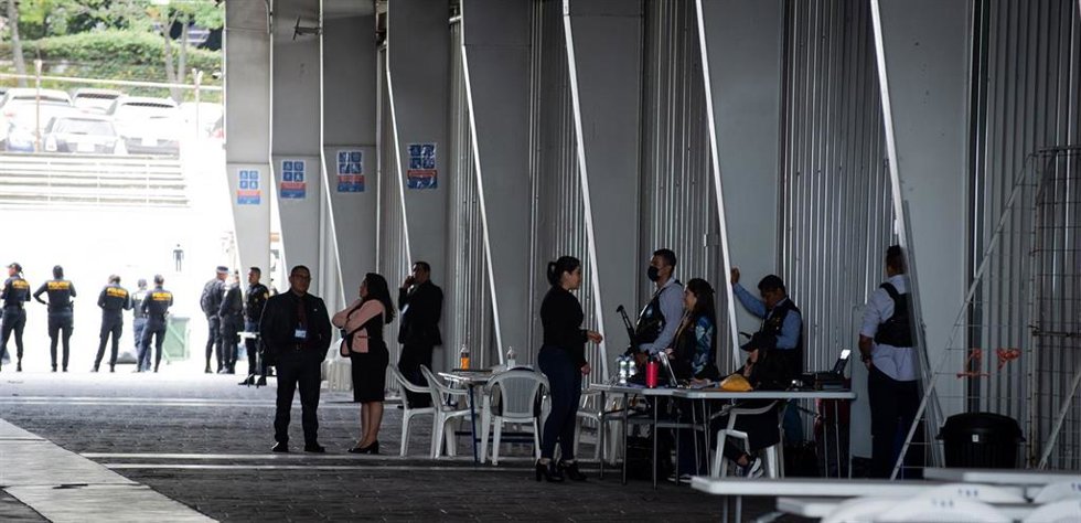 El Parque de la Industria, instalaciones del Tribunal Supremo Electoral (TSE) de Guatemala
